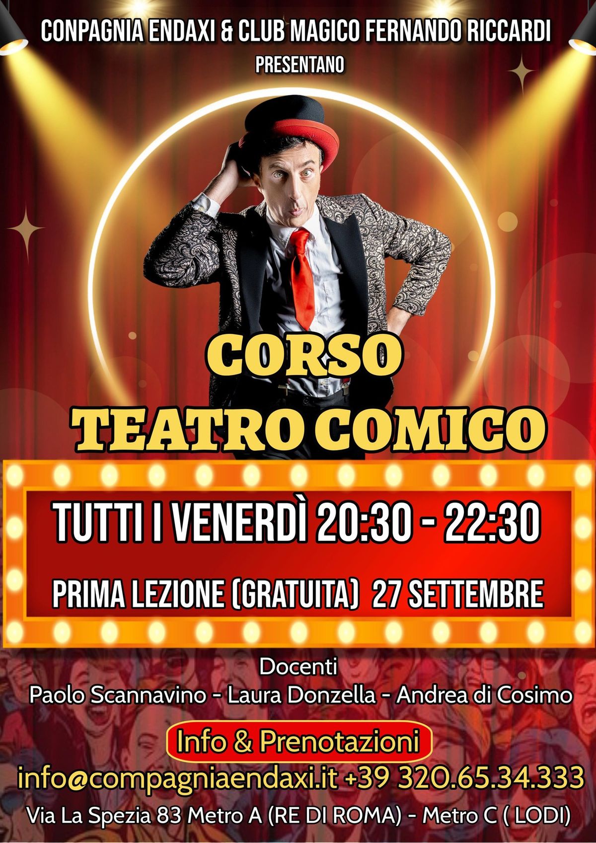 CORSO ANNUALE DI TEATRO COMICO