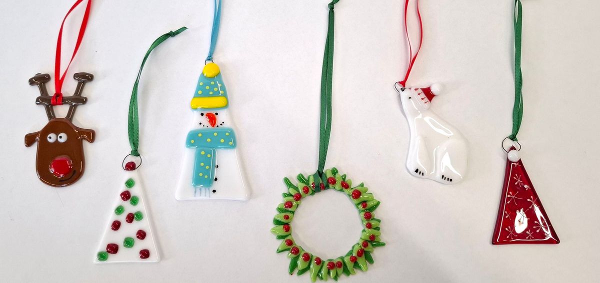 Fused Glass Christmas Decorations