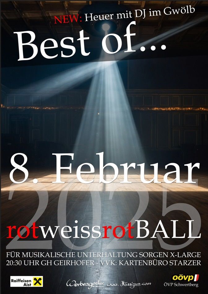 Rot weiss Rot - Ball