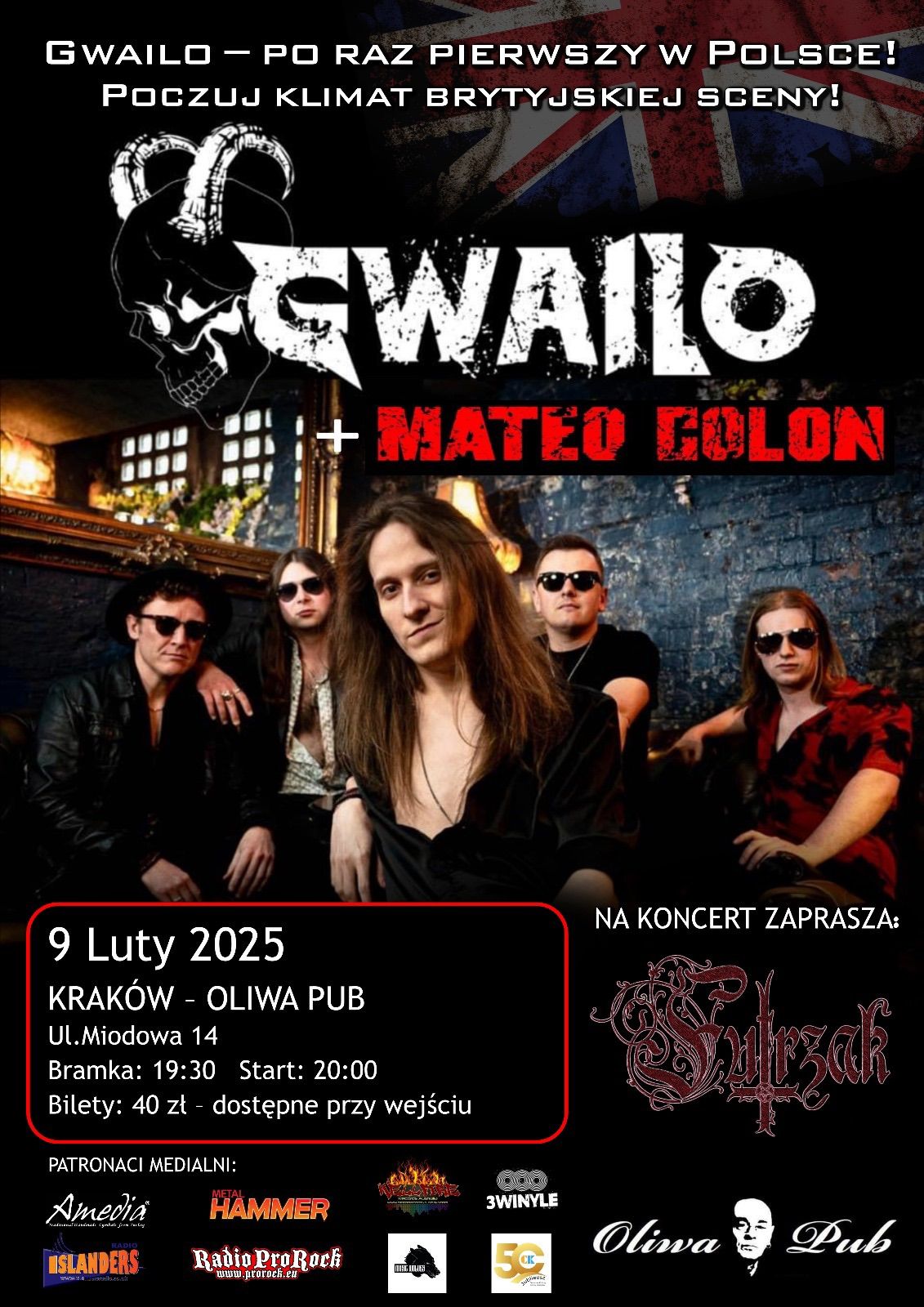 GWAILO - Rock n Roll Seduction Tour Krak\u00f3w 2025