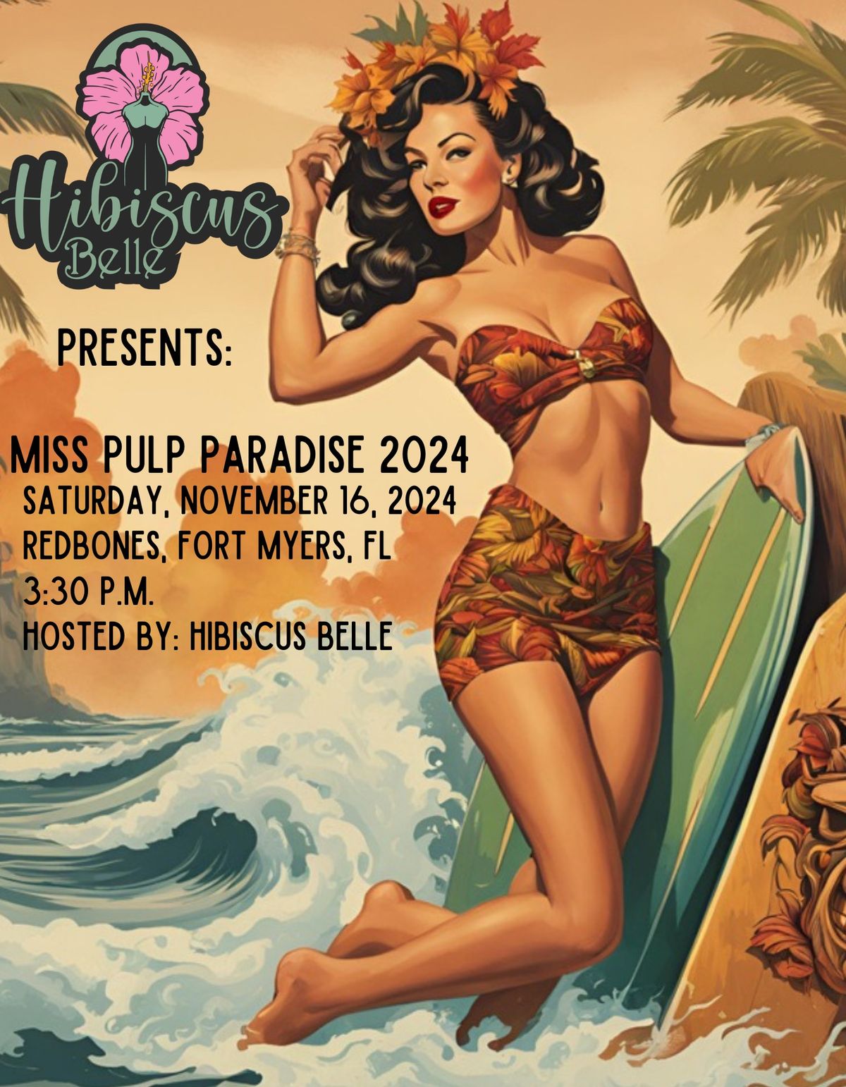 Miss Pulp Paradise 2024 - Pinup Contest