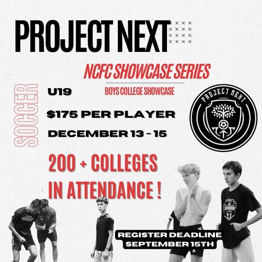 NCFC College Showcase Series