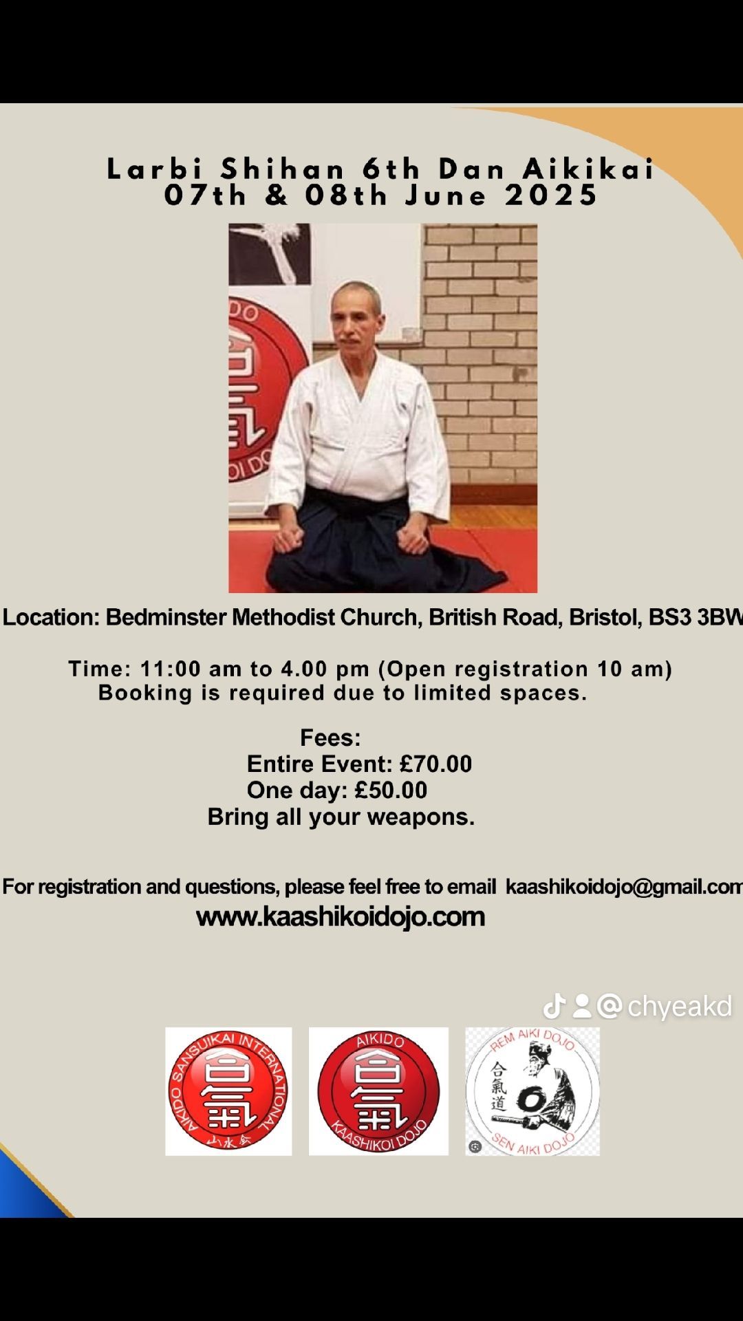 Aikido Seminar with Larbi Shihan 