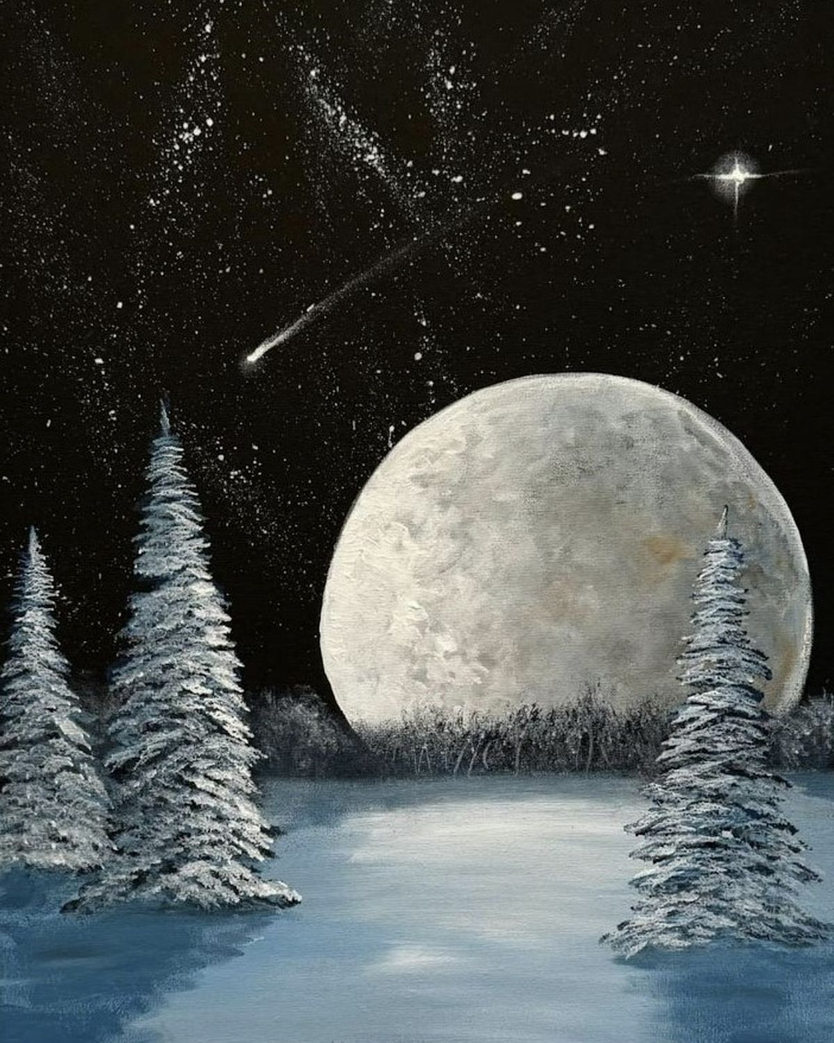 Paint Party : Winter Moon