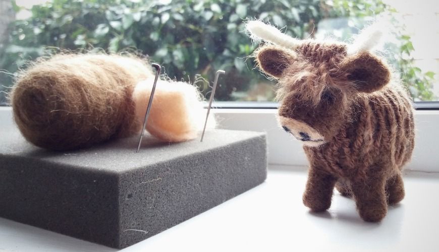 NEEDLE FELTING Workshop - Aberdeen (H1, Hill of Rubislaw)