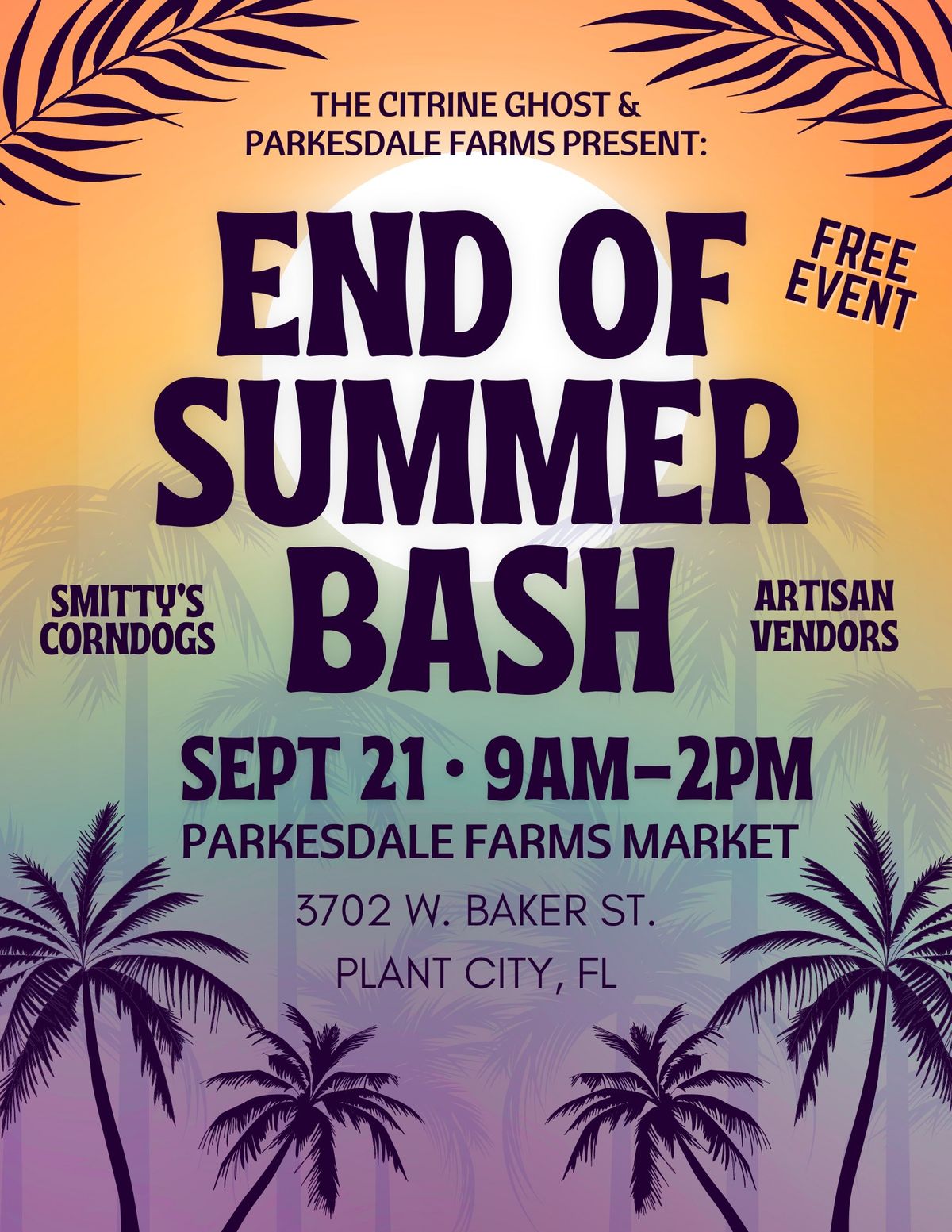 End of Summer Bash