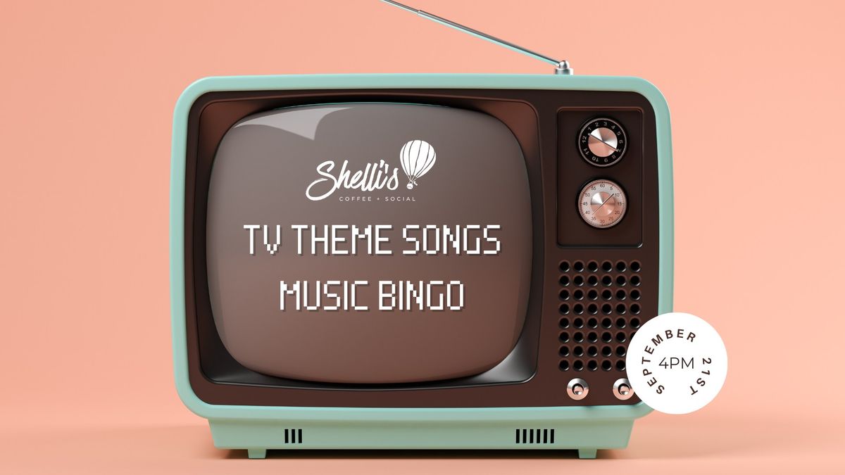 TV Theme Songs Music Bingo