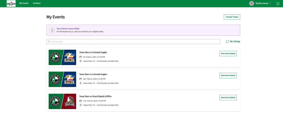 Parking Colorado Eagles at Abbotsford Canucks