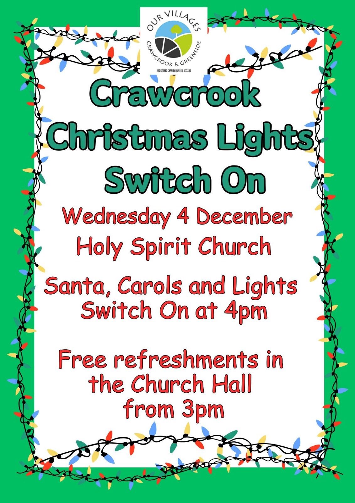 Crawcrook Christmas Lights Switch On and Craft Fair