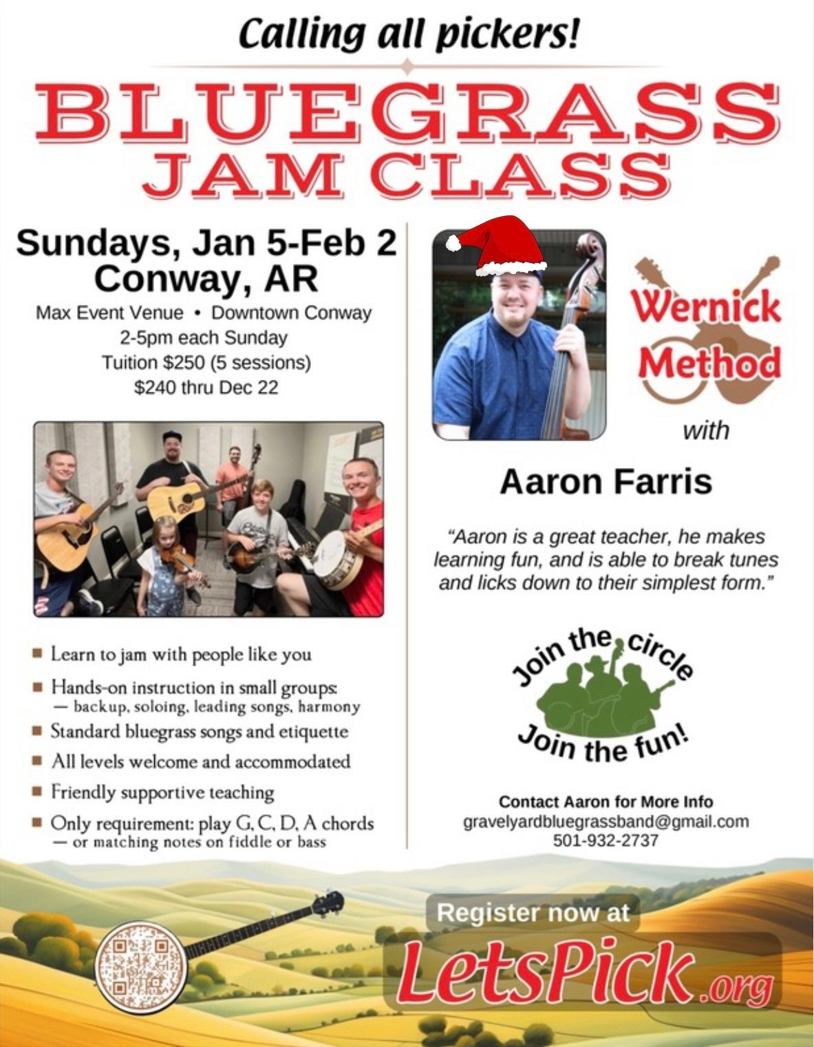 Aaron Farris Wernick Method Jam Class Conway