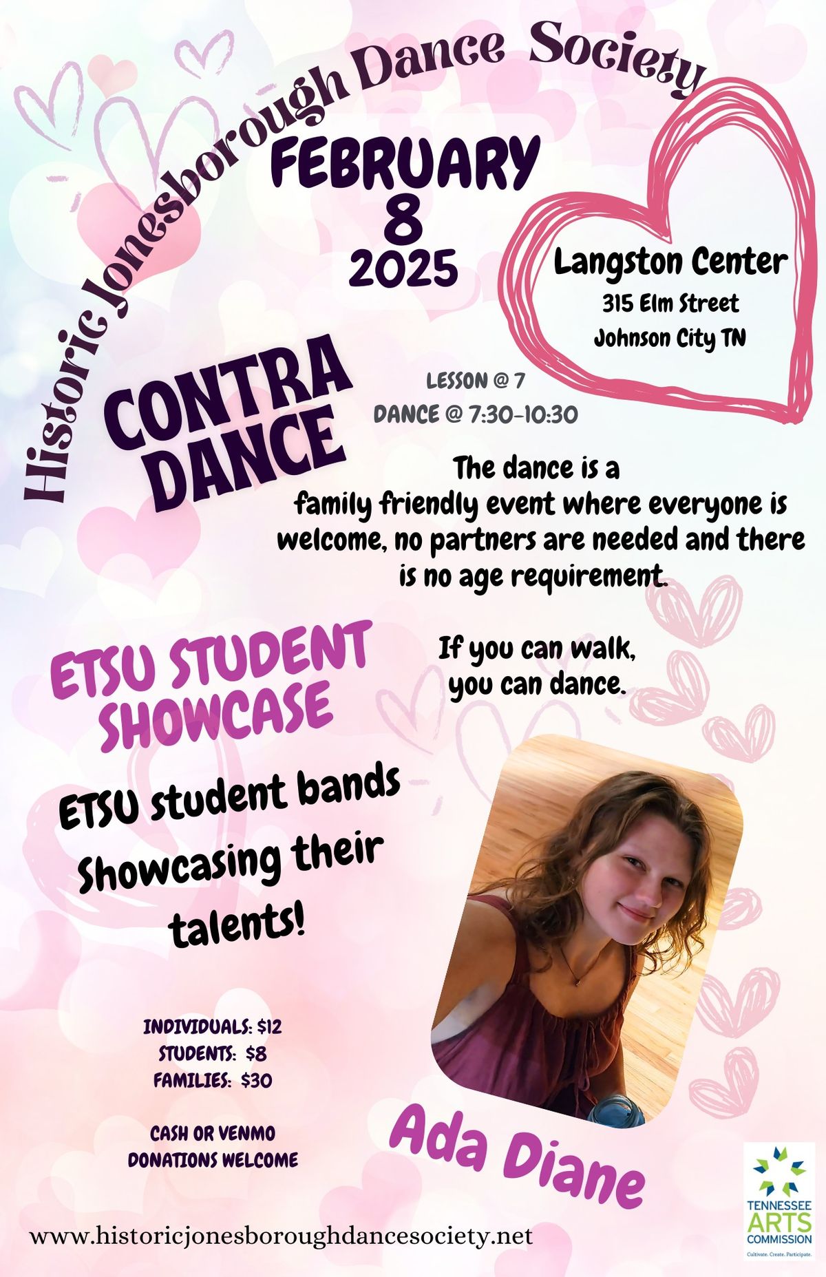 Contra Dance @ Langston Center in Johnson City TN