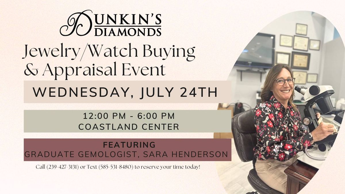 Jewelry\/Watch Buying & Appraisal Event