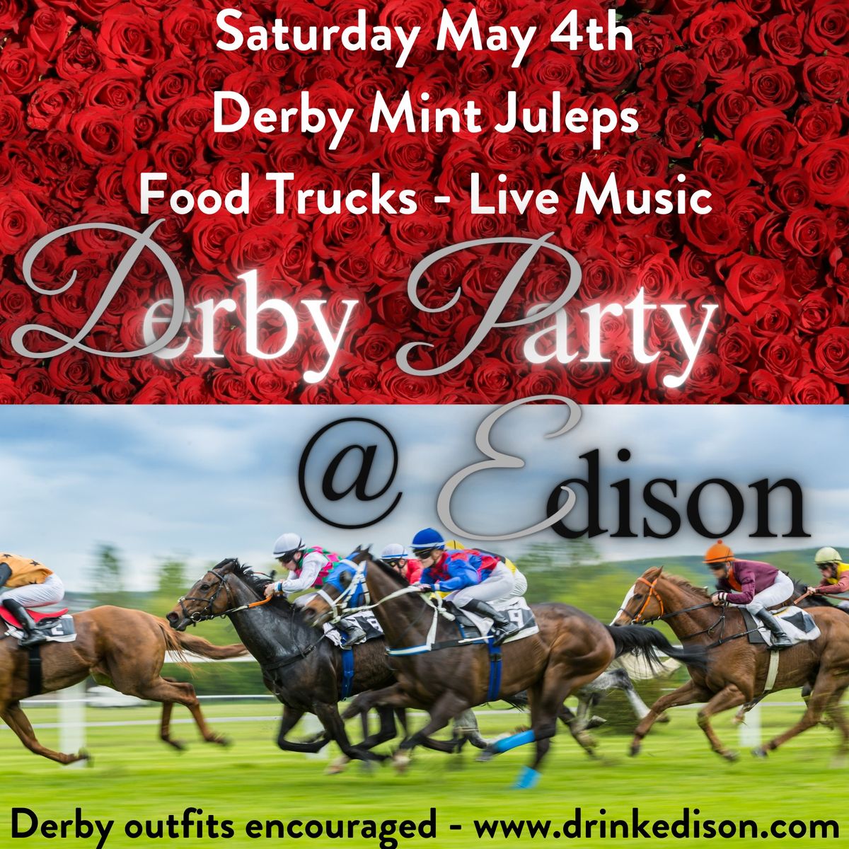 Derby Party & Live Music