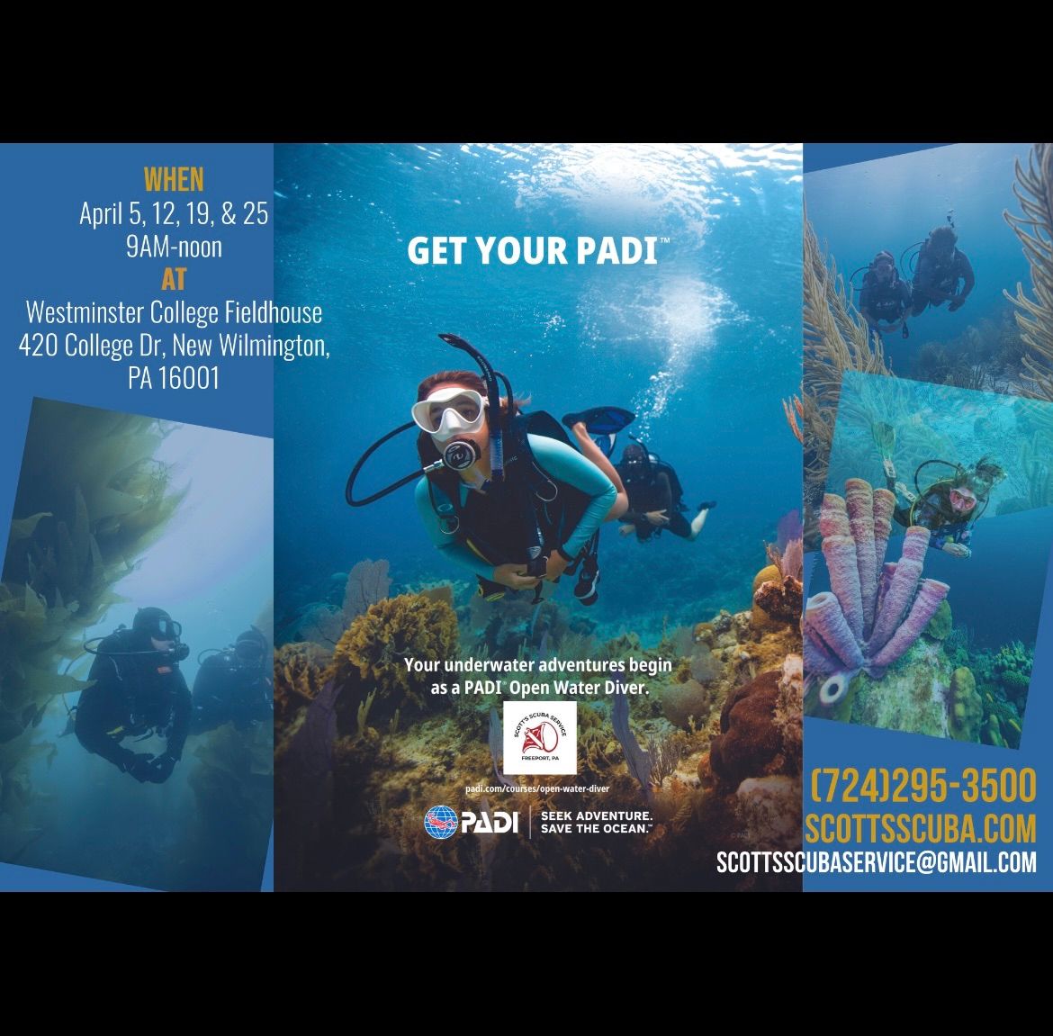 START YOUR SCUBA DIVING JOURNEY!