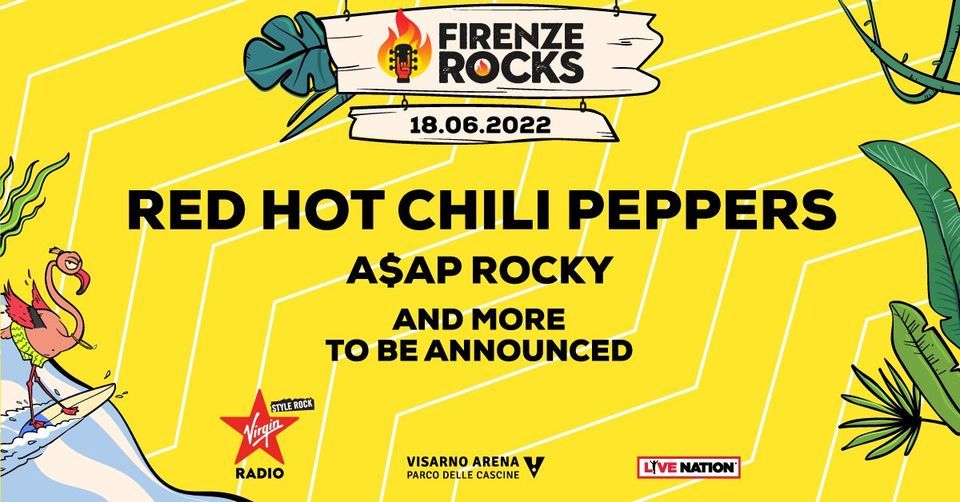 Red Hot Chili Peppers + AAP Rocky//Firenze Rocks 2022, Visarno Arena