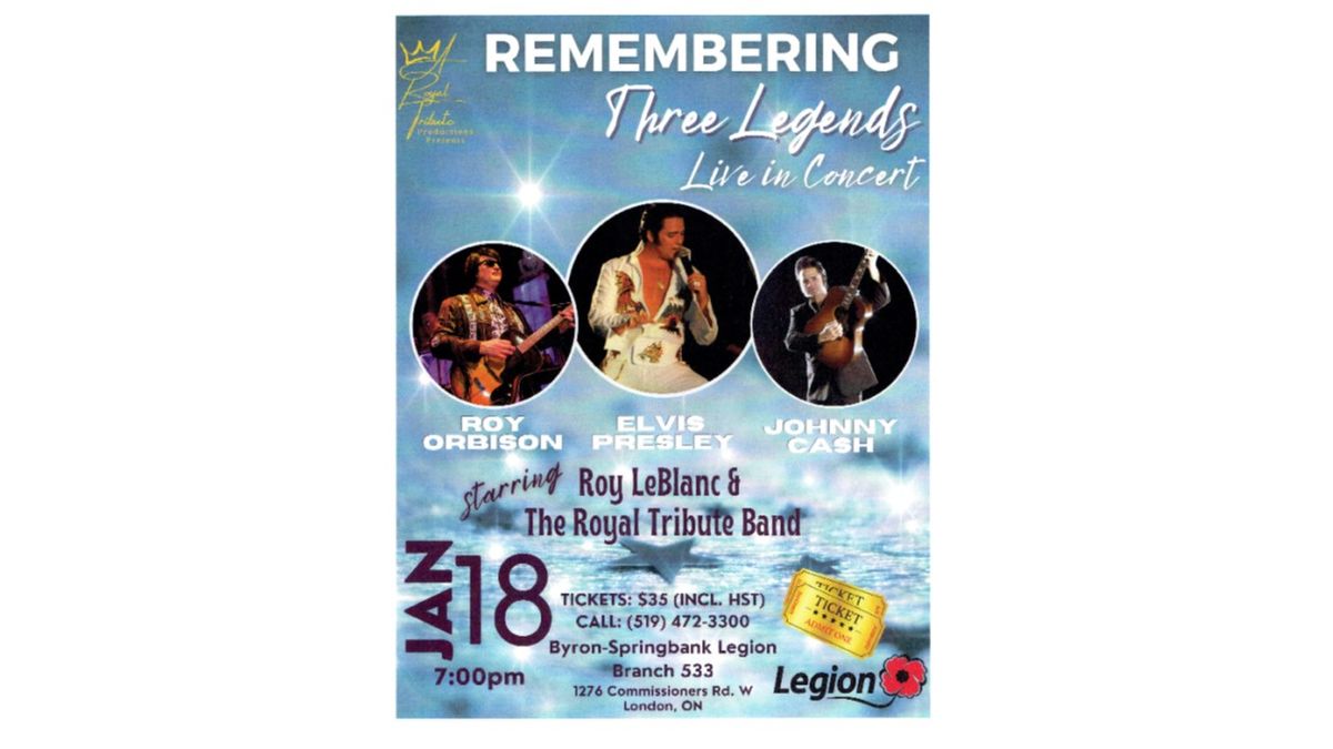 Byron Legion - Live Entertainment Featuring Roy LeBlanc