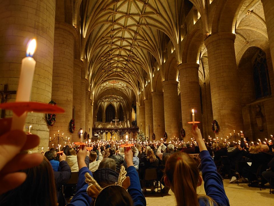 Tewkesbury Abbey Christingle Service