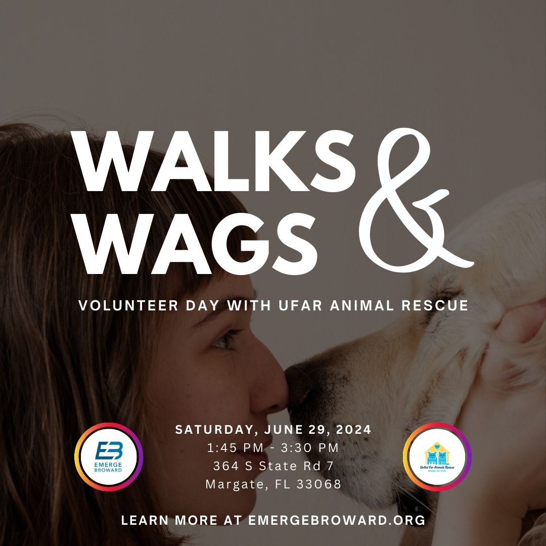 Walks and Wags: Volunteer Day with UFAR Animal Rescue