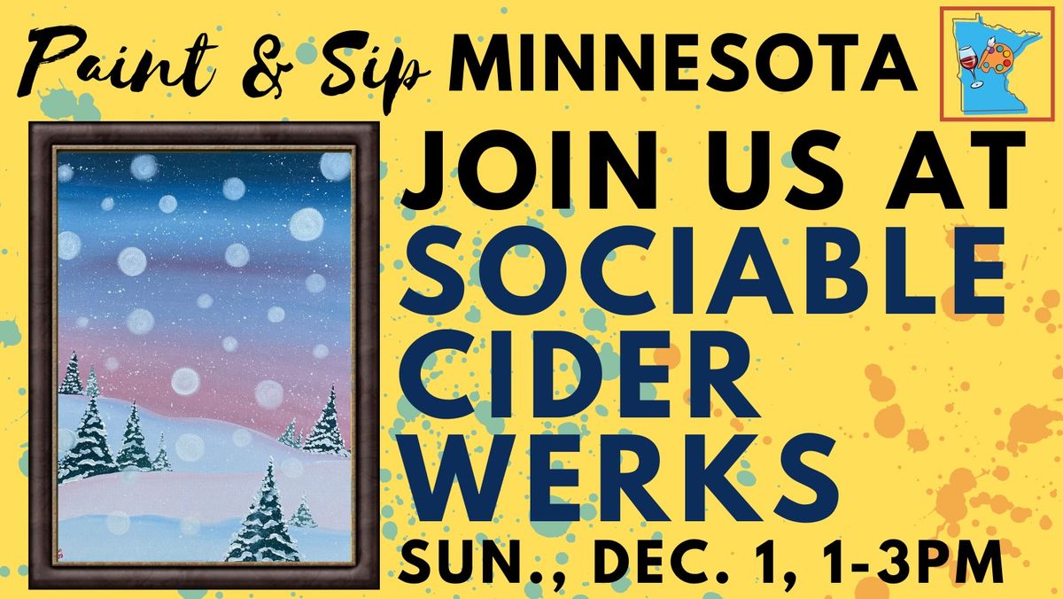 December 1 Paint & Sip at Sociable Cider Werks