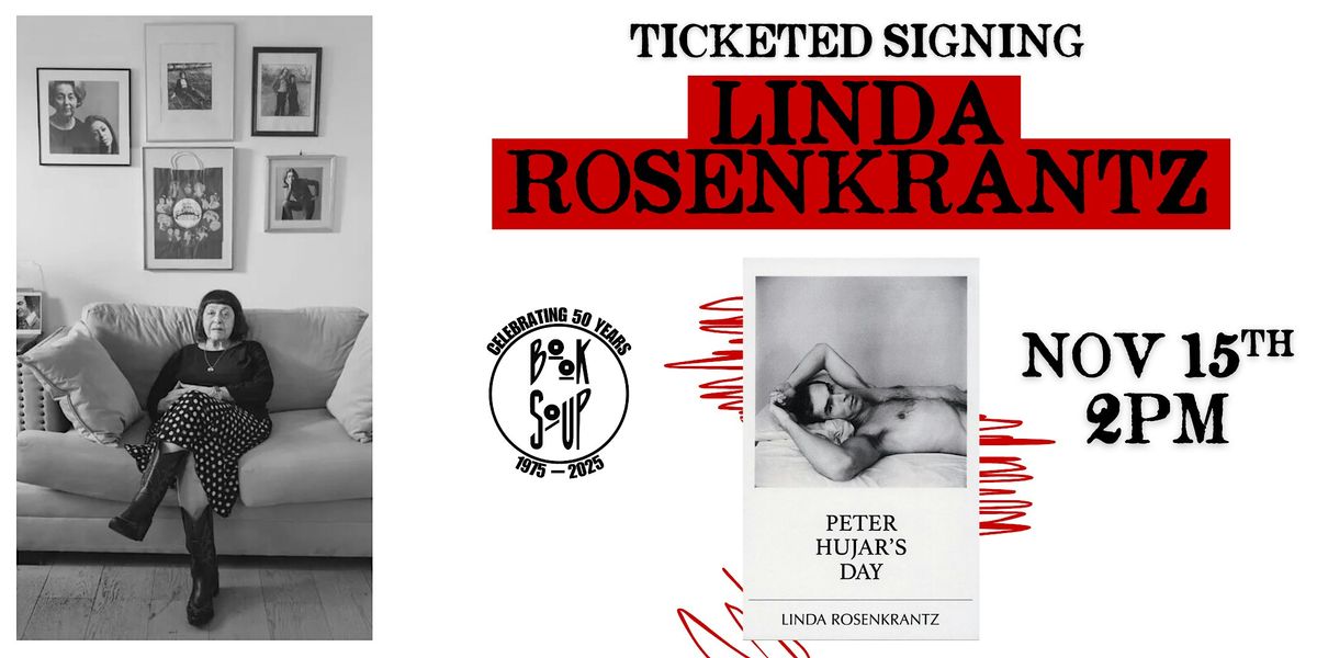 Linda Rosenkrantz signs Peter Hujar's Day