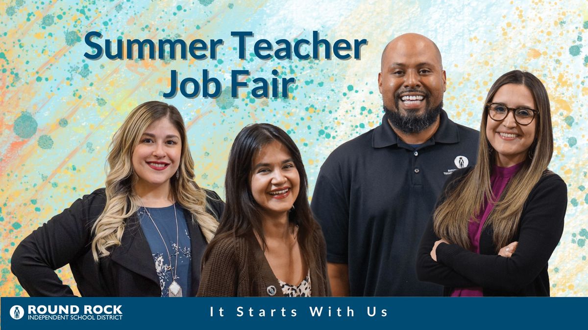 Pop up Elementary Teacher Summer Job Fair