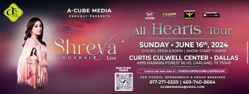 Shreya Ghoshal All Hearts Tour - Live Concert 
