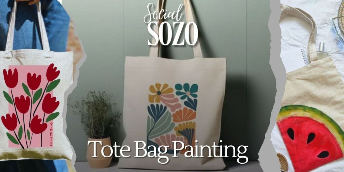 Tote Bag-it: Tote Bag Painting By Social Sozo