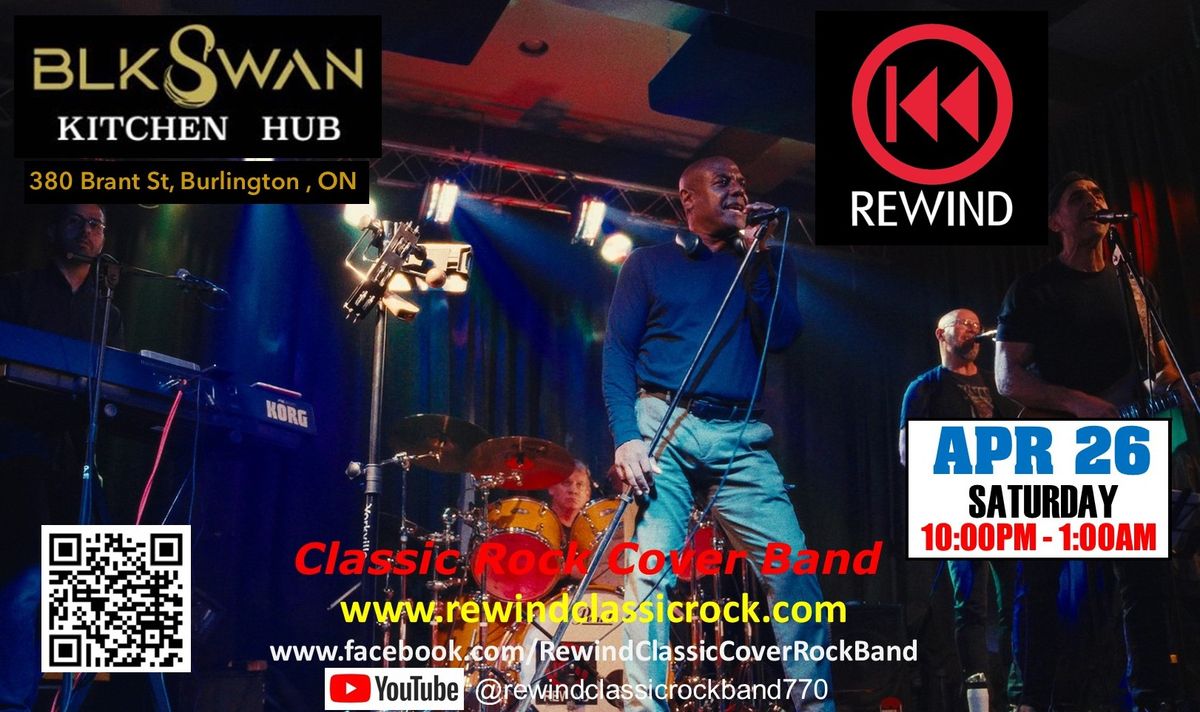 REWIND at the Black Swan Kitchen Hub Downtown Burlington 