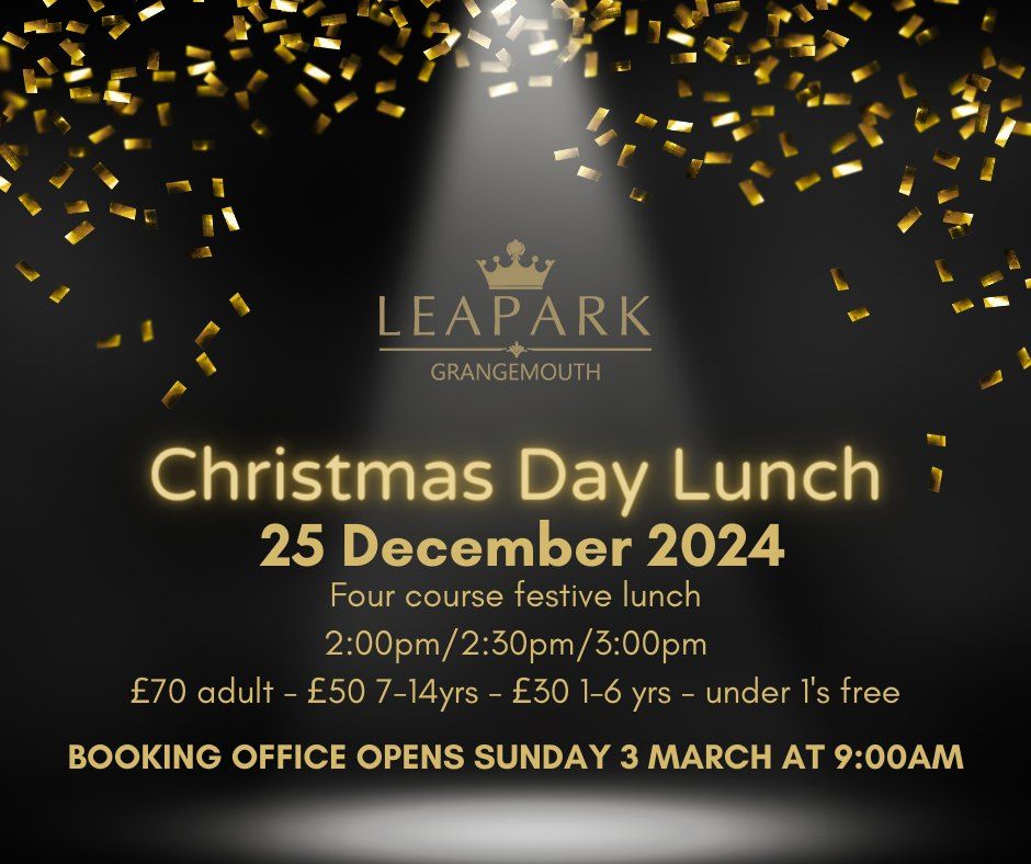 Christmas Day Lunch 25 December 2024