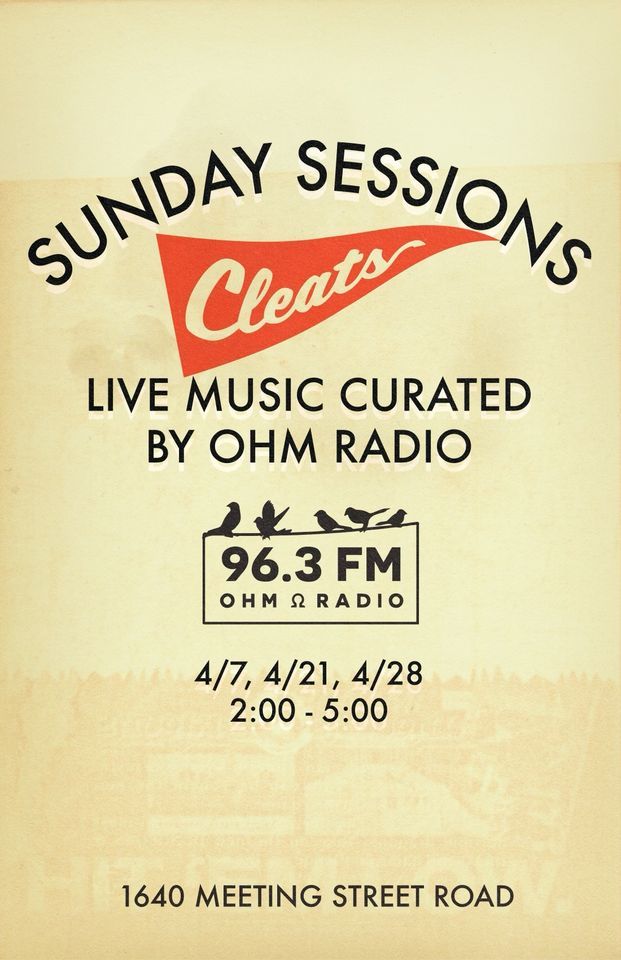 Sunday Sessions at Cleats. Featuring Brett Belanger, Bryan Motte, and Josh Hoover!