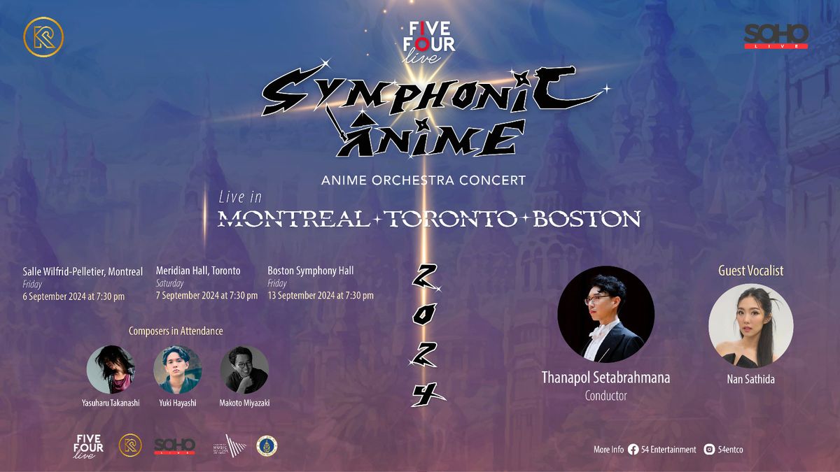 Symphonic Anime 2024 Concert - Montr\u00e9al
