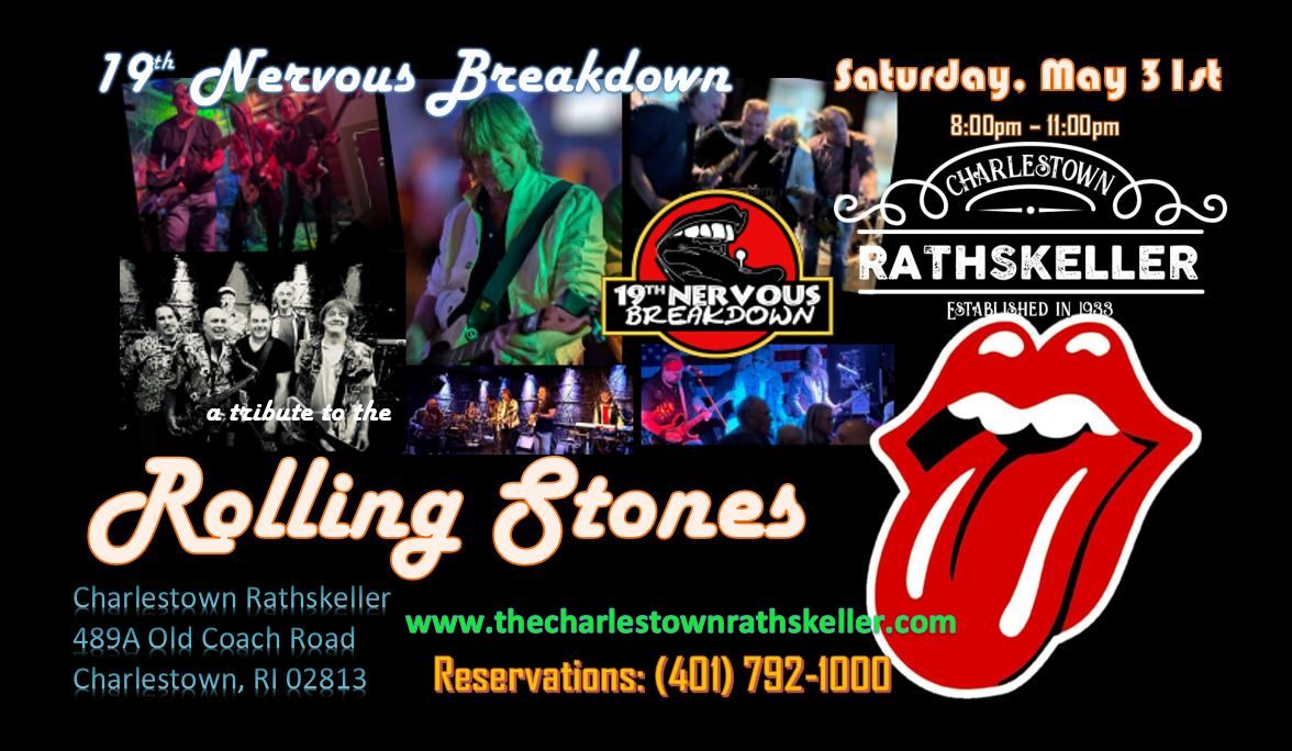 Rolling Stones tribute, "19th Nervous Breakdown," at the Charlestown Rathskeller in Charlestown RI