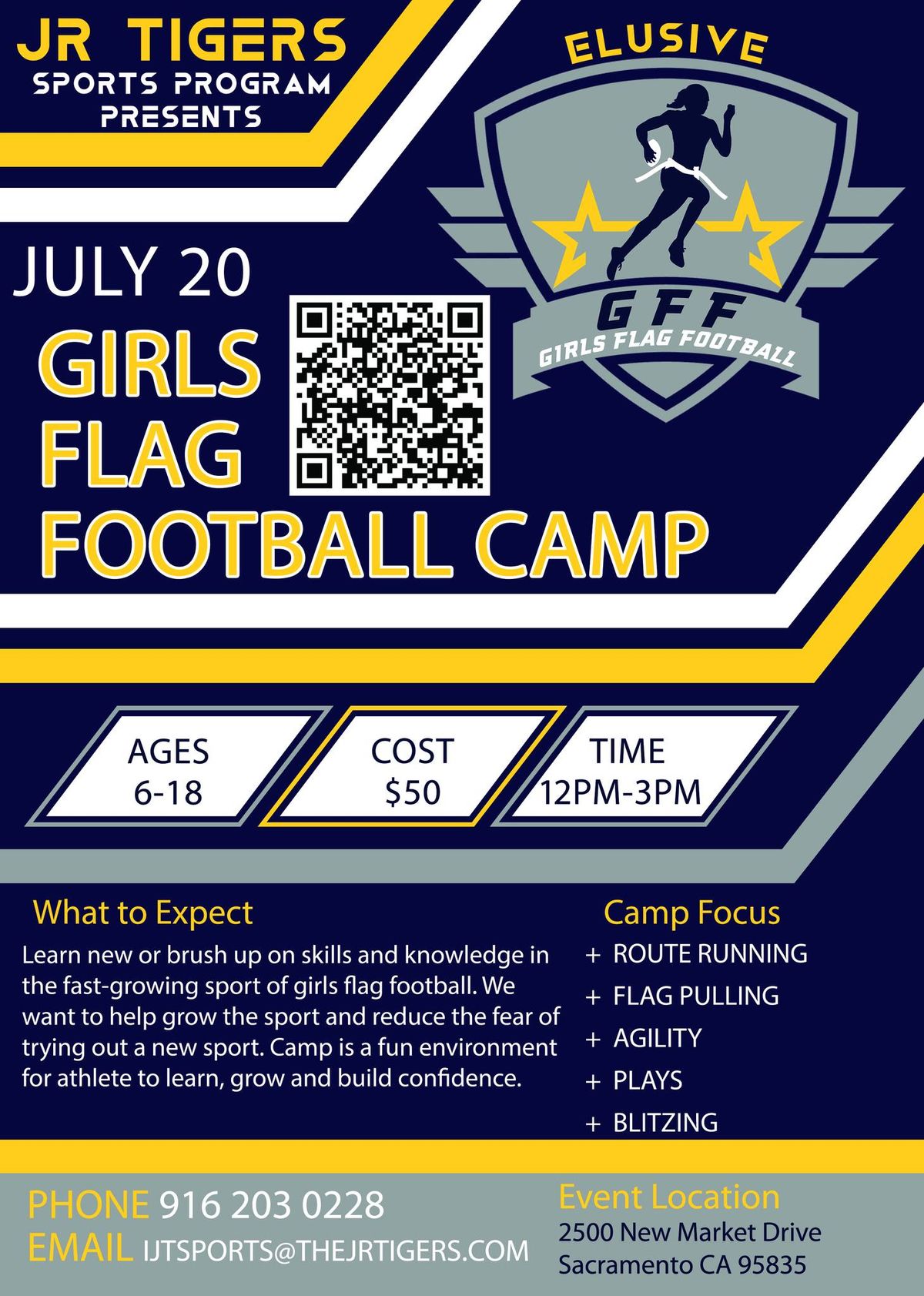 Girls Flag Football Camp