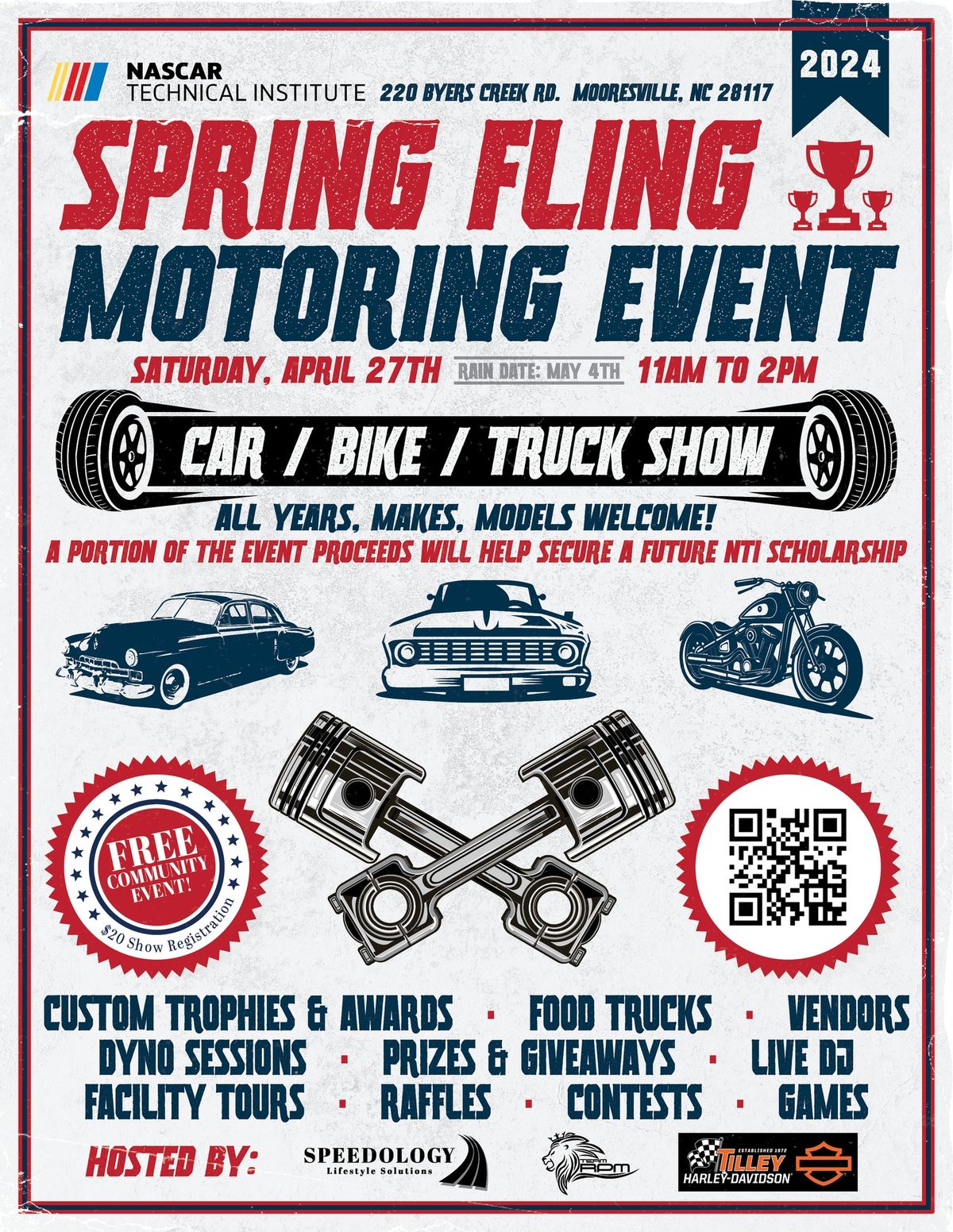 Spring Fling Motoring Event @ the NASCAR Technical Institute 