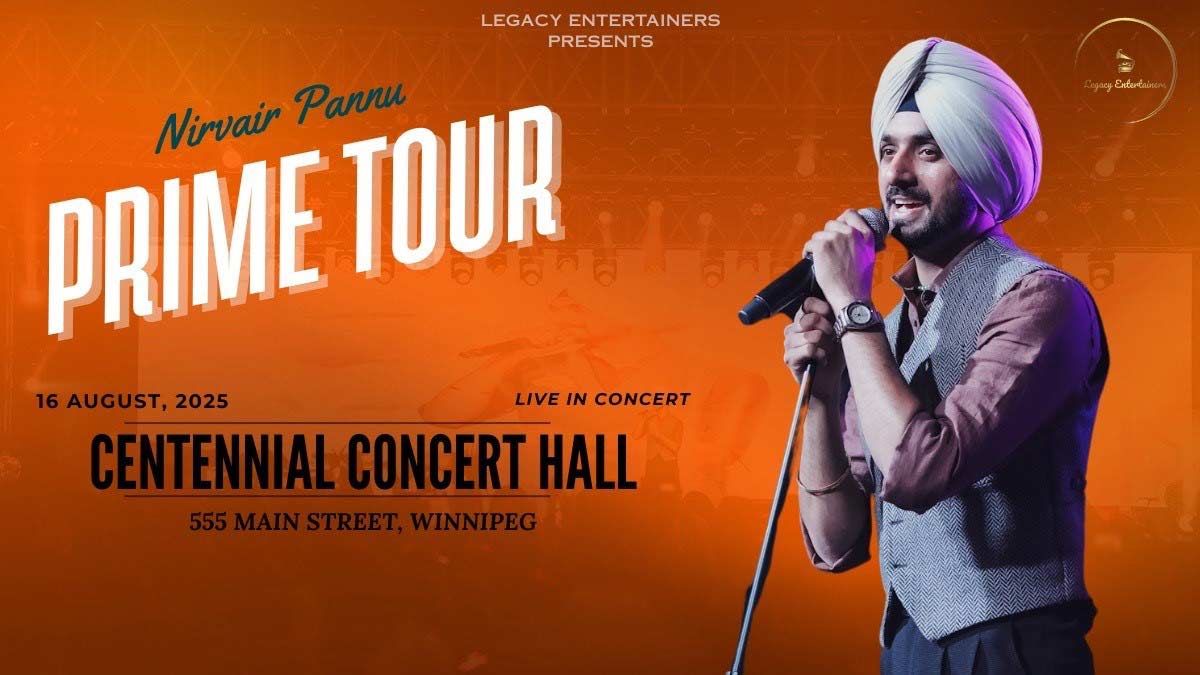 Nirvair Pannu at Centennial Hall - Ontario