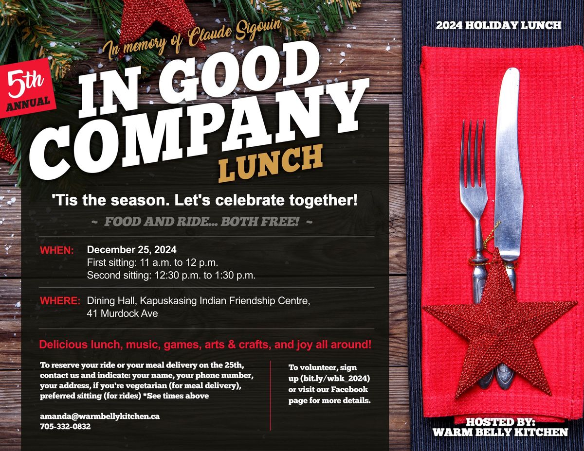 5th Annual In Good Company Lunch