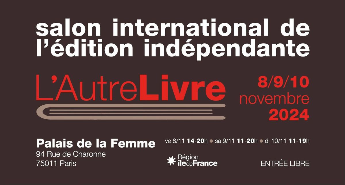 Les Carnets au Salon international L'Autre Livre 2024