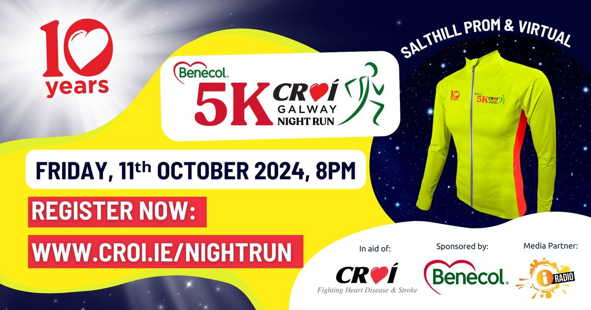 10th Anniversary of the Annual Cro\u00ed Night Run