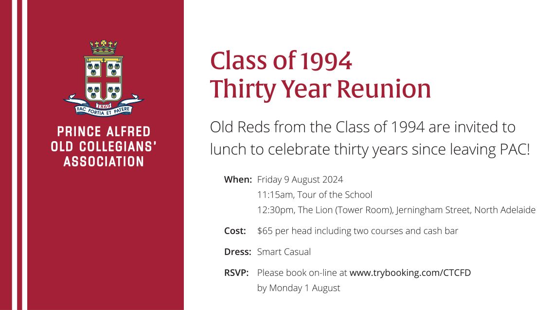 Class of 1994 Thirty Year Reunion