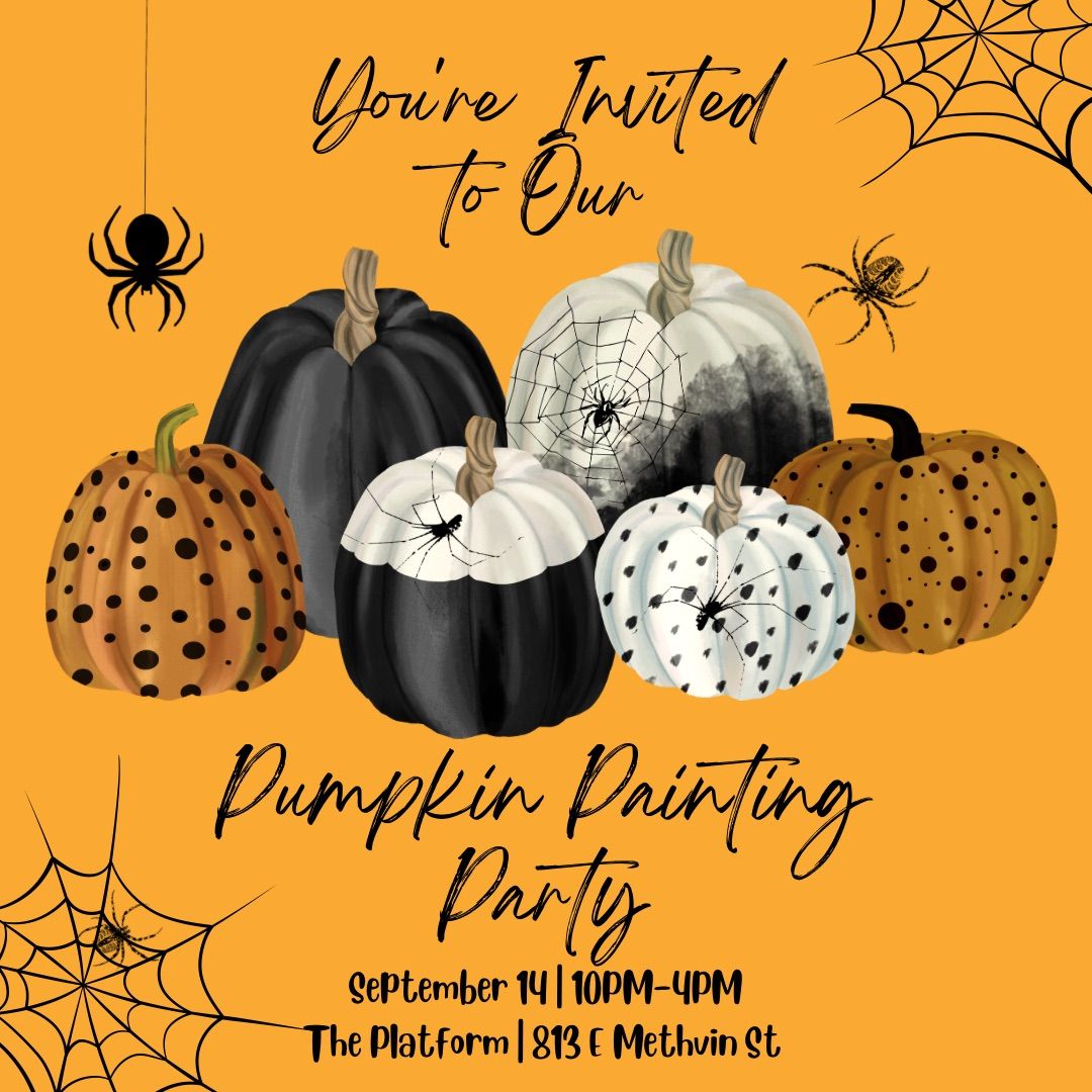 Pumpkin Painting Party 