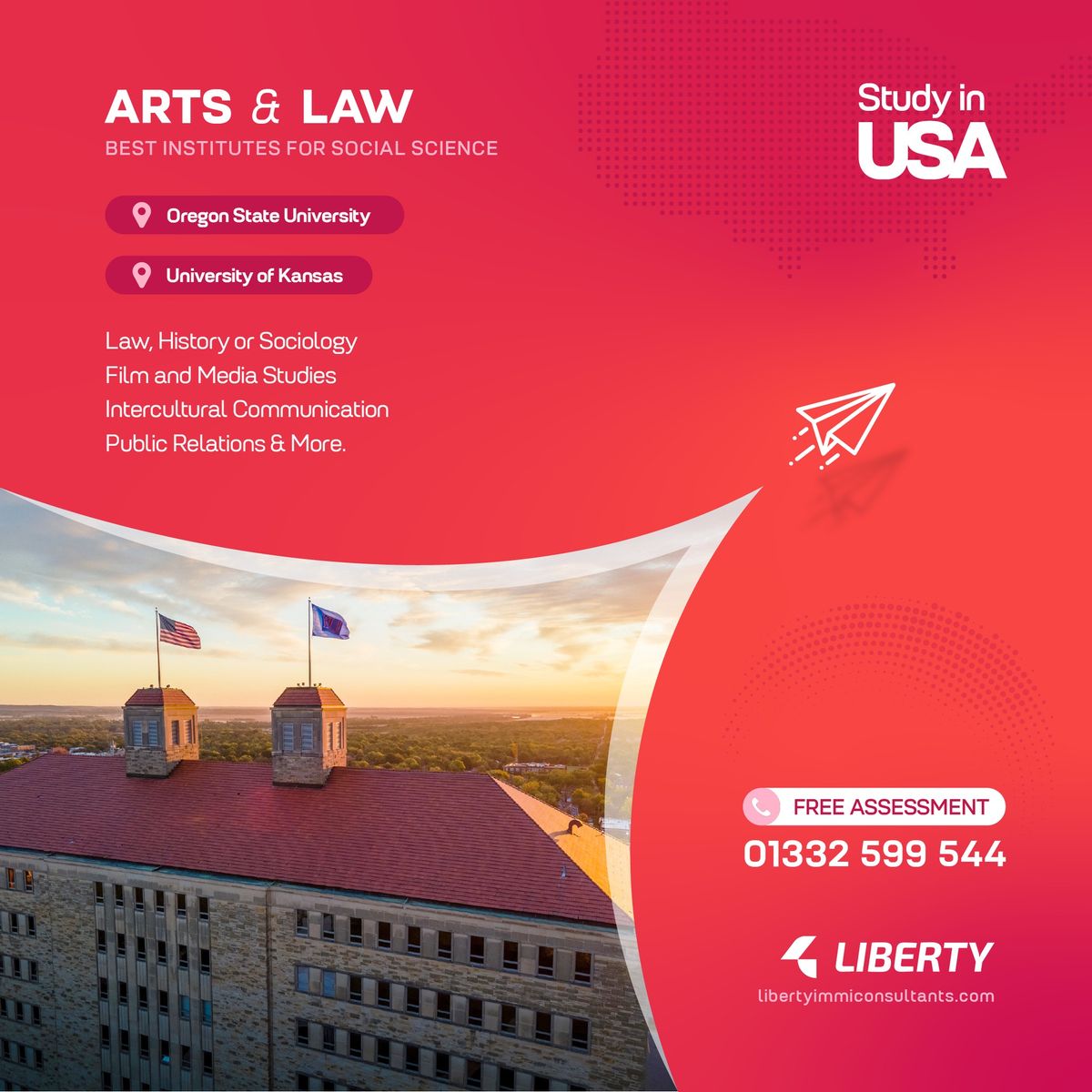 Free Advisory Sessions for Studying in the USA with Liberty