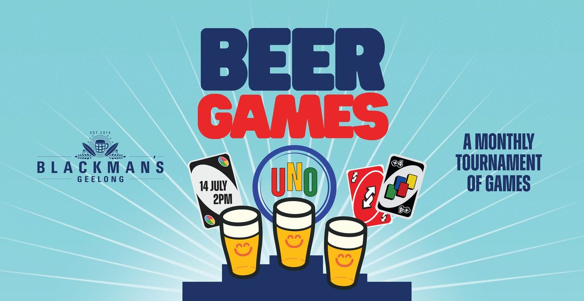 Beer Games Tournament: UNO! at Blackman's Geelong