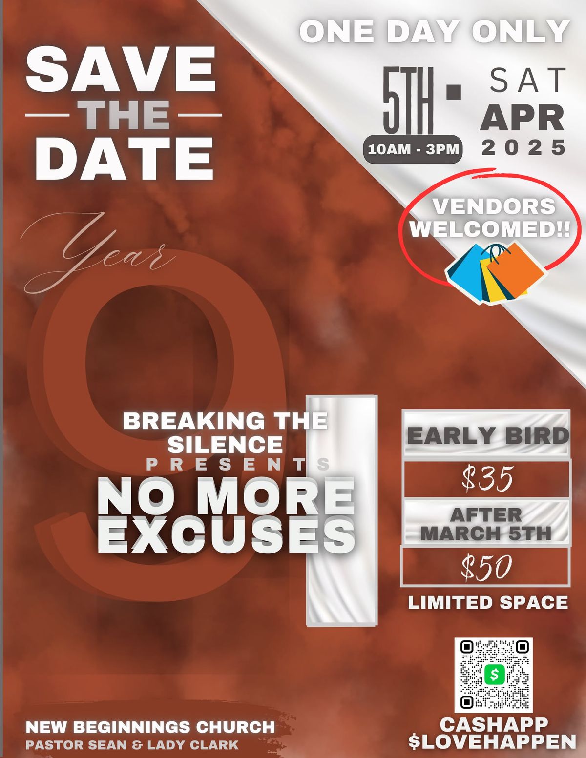 Breaking the Silence Year 9: NO MORE EXCUSES