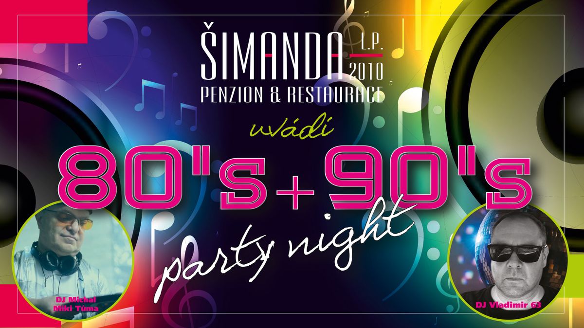 Disco p\u00e1rty 80\/90's na \u0160imand\u011b