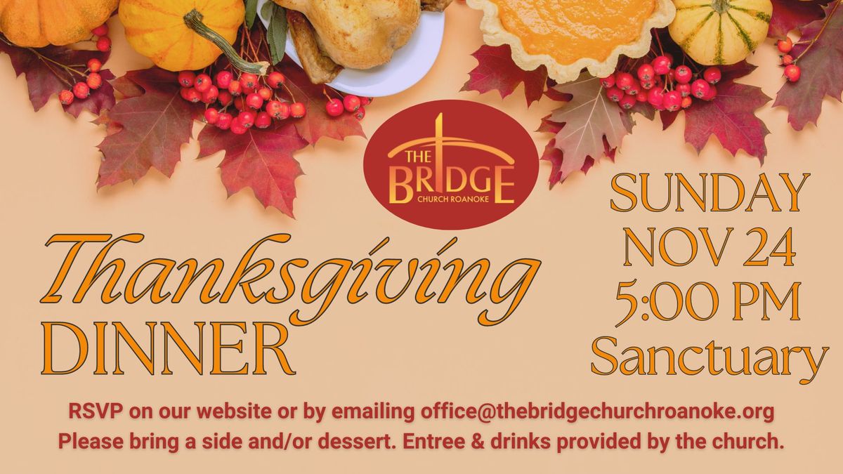 Bridge Church Thanksgiving Dinner