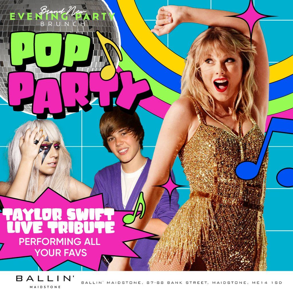 Pop Party With Taylor Swift Live Evening Party Brunch