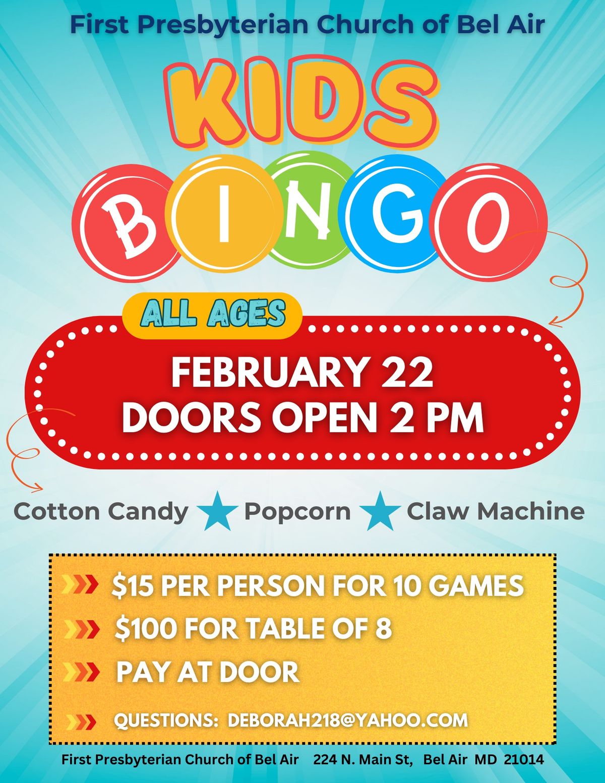 KIDS BINGO