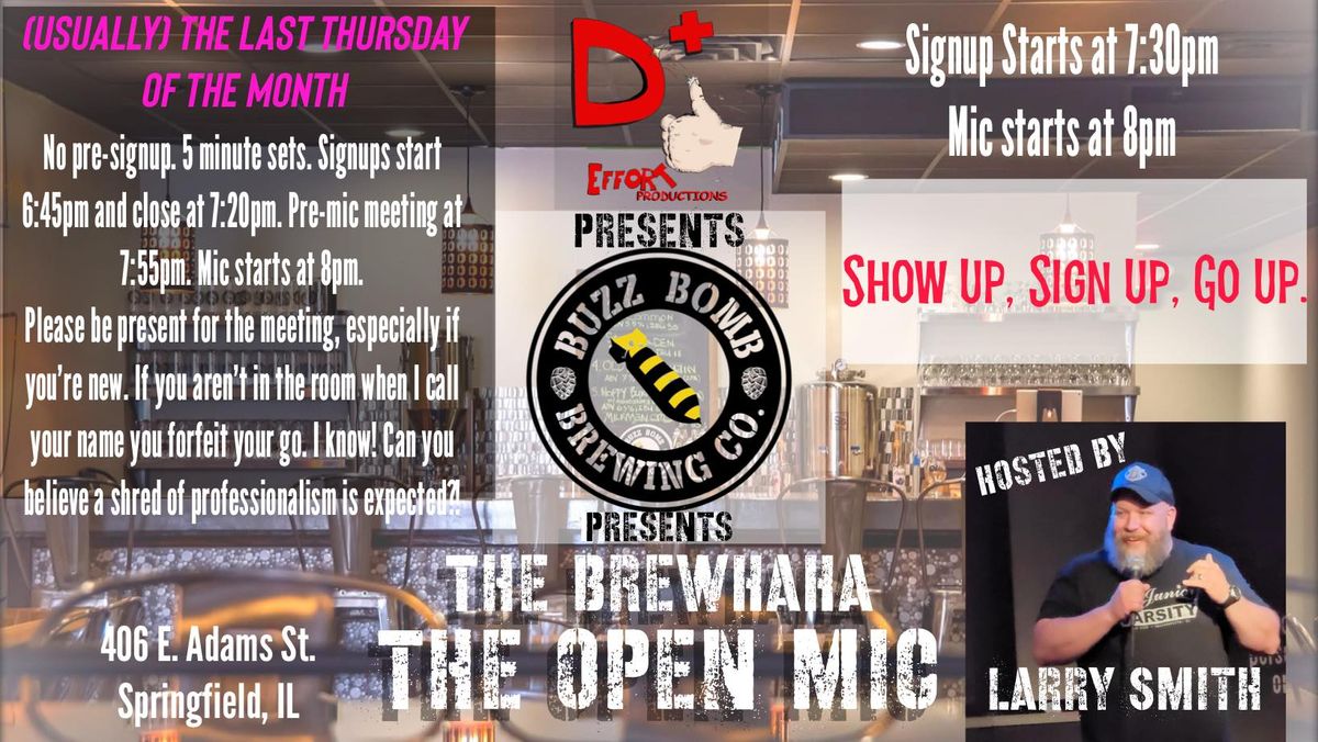 Brew Ha Ha - Comedy Open Mic Night