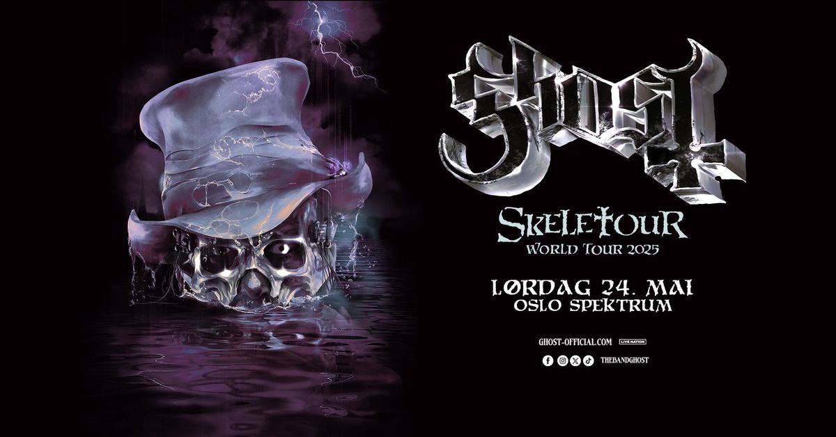 GHOST: Skeletour World Tour 2025 \/ Oslo Spektrum \/ Pres. av Live Nation