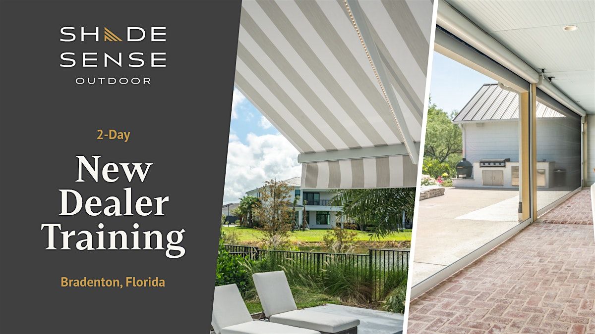 Shade Sense Outdoor New Dealer Training (UT) \u2022 May 20-21, 2026